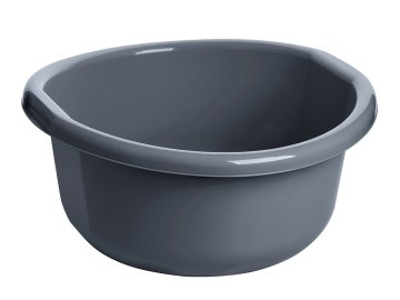 PLASTIČNA POSODA Z UŠESI 8L TEMNO SIVA -JAG