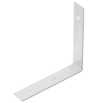 Mizarski kotnik, gradbeni spojnik, nerjaveče jeklo, pocinkan, 100x100x20mm