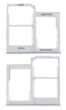Držalo za SIM kartico za Samsung Galaxy A40 (A405) bele barve