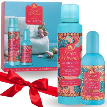 sarcia.eu Tesori d'Oriente Ayurveda DARILNI SET ženskih kozmetičnih izdelkov ZA DARILO - toaletna voda, deodorant