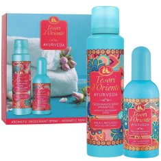 sarcia.eu Tesori d'Oriente Ayurveda DARILNI SET ženskih kozmetičnih izdelkov ZA DARILO - toaletna voda, deodorant