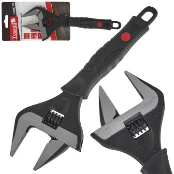 Širok nastavljiv ključ 10" 50 mm CrV (6/36)