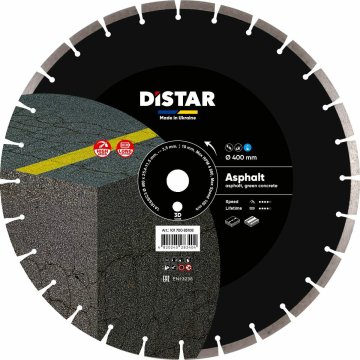 DISTAR diamantni disk za asfalt 400 x 3,5 2,5 x 25,4 mm