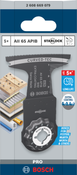 Bosch MT PRO AII 65 APIB večnamenski žagin list 65 x 40 mm 5 kosov