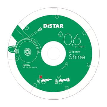 DISTAR Diamantni disk DISTRAR Shine 76 x 0,6 x 22,23 mm