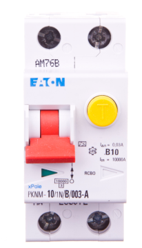 Eaton Diferencialno zaščitno stikalo 2P 10A B 0,03A tip A PKNM 10/1N/B/003-A-MW 236072