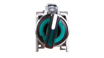 Schneider 2-pozicijsko stikalo, gumb 22 mm, zeleno, 1NO, 1NC, nepovratno, XB4BK123M5