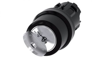 Siemens Ključno stikalo 22 mm plastika 2 položaja OI Ronis št. SB30 ključ v položaju OI SIRIUS ACT 3SU1000-4BF11-0AA0