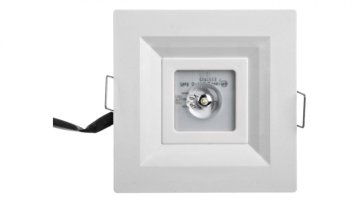 Zasilna LED svetilka 3W LOVATO P LED odprta 3h enonamenska avtotest bela LVPO/3W/B/3/SE/AT/WH