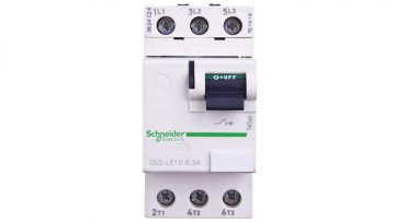 Schneider TeSys Deca motorno odklopnik 3P 2,2 kW 6,3 A GV2LE10