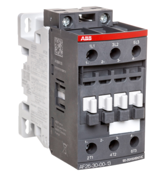 ABB Kontaktor moči 26A 3P 11kW 100-250V AC/DC 0Z 0R AF26-30-00-13 1SBL237001R1300