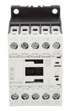Eaton Močnostni kontaktor 7A 3P 24V DC 0Z 1R DILM7-01(24VDC) 276600