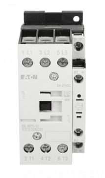 Eaton Močnostni kontaktor 25A 3P 24-27V DC 0Z 1R DILM25-01(RDC24) 277178