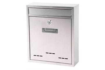 Ostatní Poštni nabiralnik Euro Tools 150209Q Mailbox FLATBOX 260 x 90 x 310 mm, stainless steel