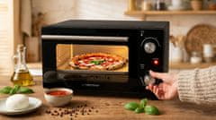 Esperanza Esperanza EKO007N mini pečica Calzone 10l 800W, črna