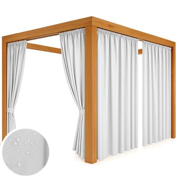 ZAVESE ZA PAPU, TERASO, PERGOLO 230 CM, VRTNA PREDORSKA ZAVESA, VODOTESNA
