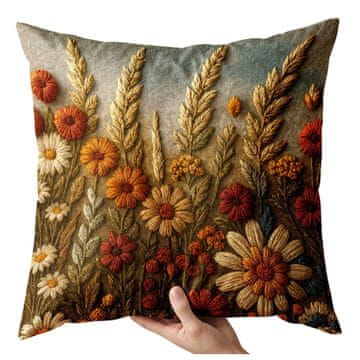 Jesenska prevleka za okrasno blazino 40x40 cm buče jesenska buča