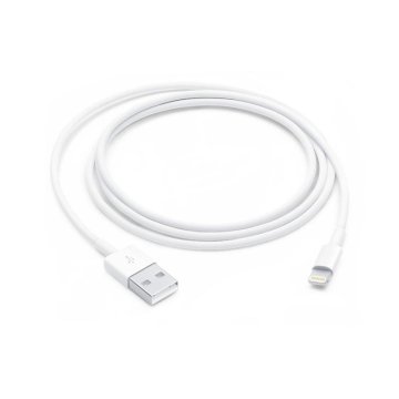 shumee Originalni APPL Lightning v USB-A polnilni in podatkovni kabel (1 m, bel, MUQW3ZM/A)