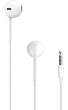 shumee Originalne APPL EarPods žične slušalke z mikrofonom in 3,5 mm priključkom (bele, MWU53ZM/A)