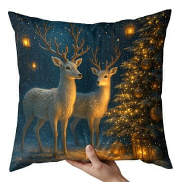 Božična prevleka za okrasno blazino 45x45