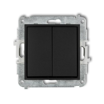 Mini črni mat - konektor za svečnik - 12MWP-2