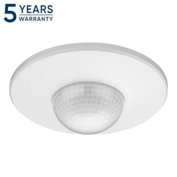 Orno 360° senzor gibanja in prisotnosti, IP20, 2000 W, 3 senzorji, nastavljiv doseg Ø3 m–20 m, bel OR-CR-295/W