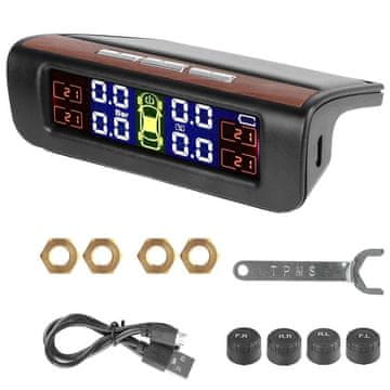 KJB Solarni sistem TPMS za tlak in temperaturo pnevmatik, G zunanji senzorji