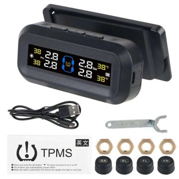 KJB Solarni sistem TPMS za tlak in temperaturo pnevmatik, D zunanji senzorji