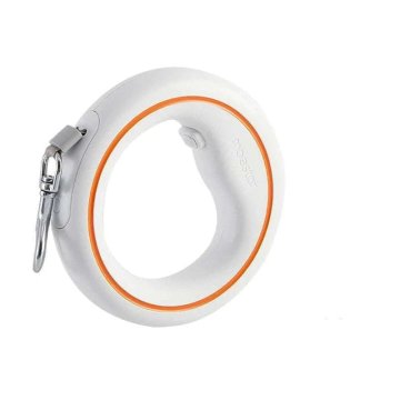 KJB Samodejni povodec za psa, 3 m, z enoročno zavoro, oranžna
