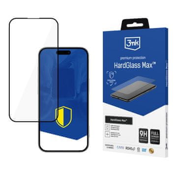 3M Apple iPhone 17 Pro - 3mk HardGlass Max črne barve