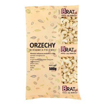 Polovice indijskih oreščkov 500 g