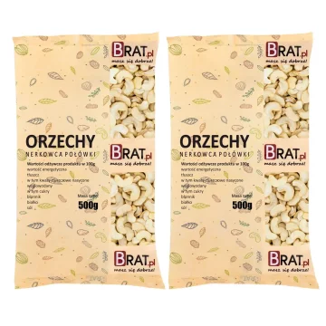Polovice indijskih oreščkov 1kg (2x500g)