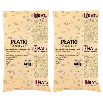 Ovseni kosmiči 1 kg (2 x 500 g)