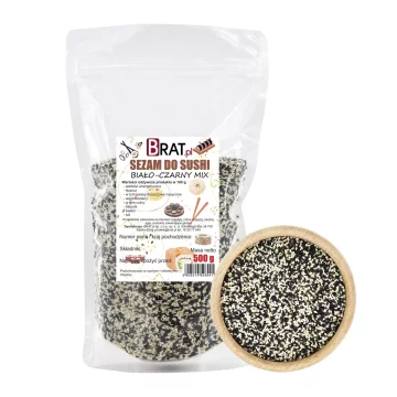Sezam za suši - mešanica belega in črnega 500 g