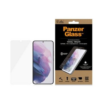 PanzerGlass Kaljeno steklo za Samsung Galaxy S22 Microfracture Antibacterial črno