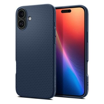 Spigen Ovitek Liquid Air za iPhone 16, temno moder