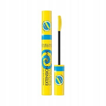 Eveline Cosmetics Eveline Extension Volume Push Up x10 - maskara črna 10 ml