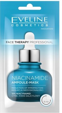 Eveline Cosmetics Eveline Face Therapy maska za obraz 15% niacinamid + cink + salicilna kislina 8 ml