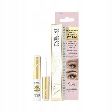 Eveline Cosmetics Eveline multipeptidni serum za trepalnice in obrvi 4 ml