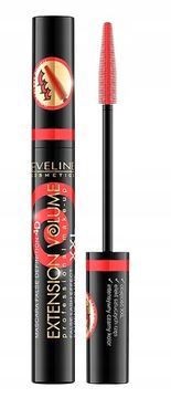 Eveline Cosmetics Eveline Extension Volume XXL maskara črna 10 ml z umetno trepalnico