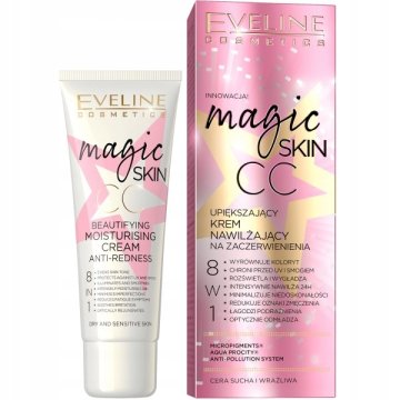 Eveline Cosmetics Eveline Magic Skin CC vlažilna krema proti rdečici 8v1 50 ml