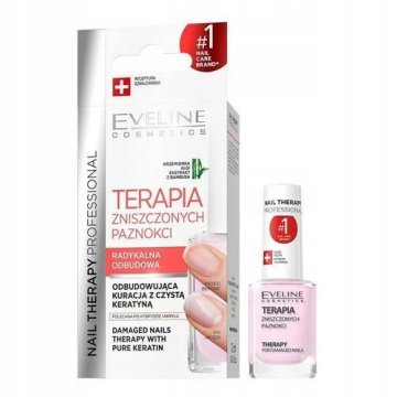 Eveline Cosmetics Eveline Nail Therapy Keratin - obnovitveni balzam za nohte 12 ml