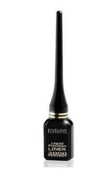 Eveline Cosmetics Eveline Liquid Precision 2000% vodoodporno črtalo za oči, črno