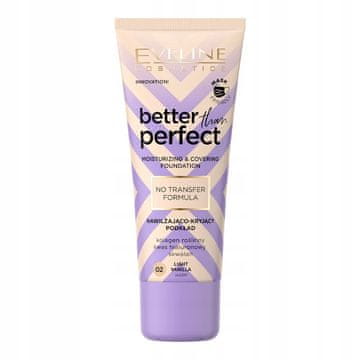 Eveline Cosmetics Eveline Better Than Perfect vlažilna in prekrivna podlaga 02 Light Vanilla 30 ml