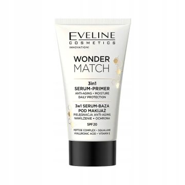 Eveline Cosmetics Eveline Wonder Match 3v1 serum-podlaga za ličila SPF 20 30 ml