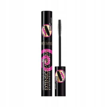 Eveline Cosmetics Eveline Extension Volume črna maskara za podaljševanje in zgoščevanje las 10 ml