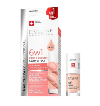 Eveline Cosmetics Eveline 6v1 balzam za nohte Care & Colour Nude 5 ml