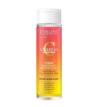 Eveline Cosmetics Eveline Vitamin C 3x Action vlažilni in posvetljevalni tonik 200 ml