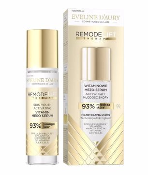 Eveline Cosmetics Eveline D'Aury RemodeLift vitaminski mezoserum proti gubam 18 ml