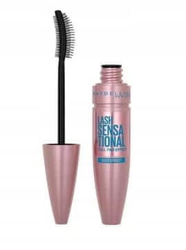 L’Oréal Maybelline Lash Sensational maskara za volumen, zelo črna, vodoodporna 9,4 ml